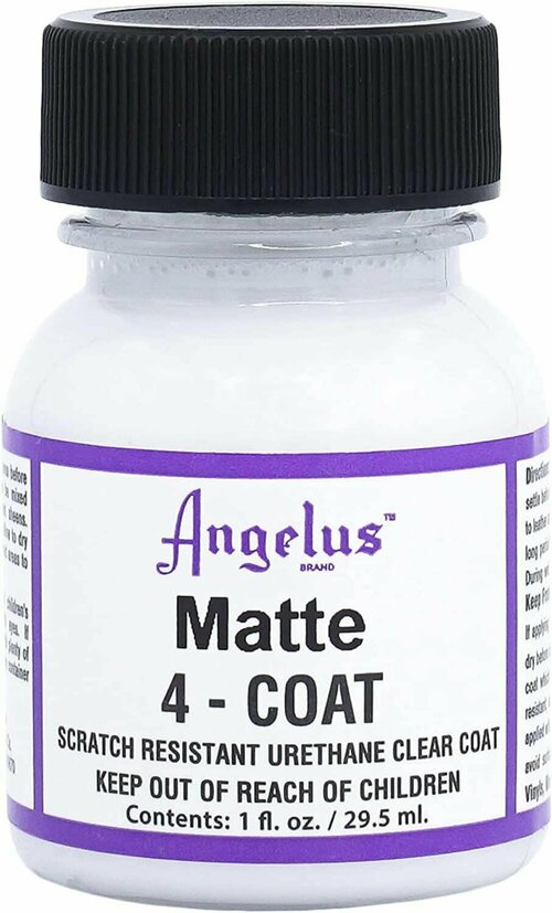 Angelus лак Matte 4-Coat Acrylic Finisher 902-01-000 29.5мл.