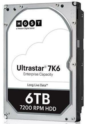 Жесткий диск 3.5 6 Tb 7200rpm 256Mb cache HGST Ultrastar DC 7K6 SAS