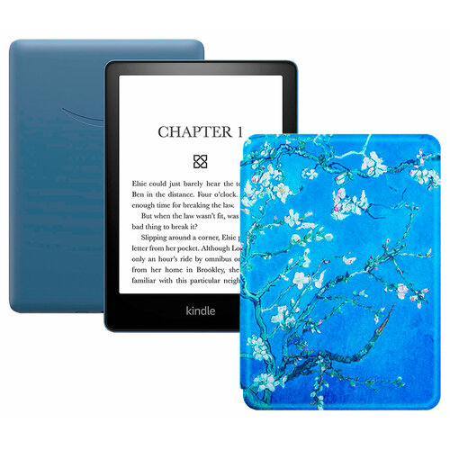 Электронная книга Amazon Kindle PaperWhite 2021 16Gb Ad-Supported Denim с обложкой ReaderONE PaperWhite 2021 Sakura offer 01