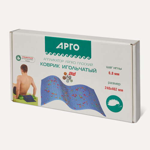 Изображение товара Аппликатор Ляпко «Коврик» (шаг игл 6,8 мм; размер 248 х 462 мм)