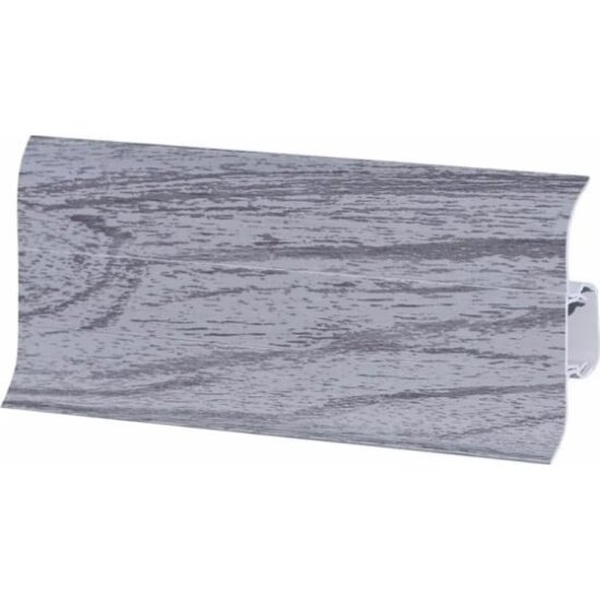 фото Плинтус глянцевый строй-отделка центурион 278 LIDER Дуб дымчатый 62 мм