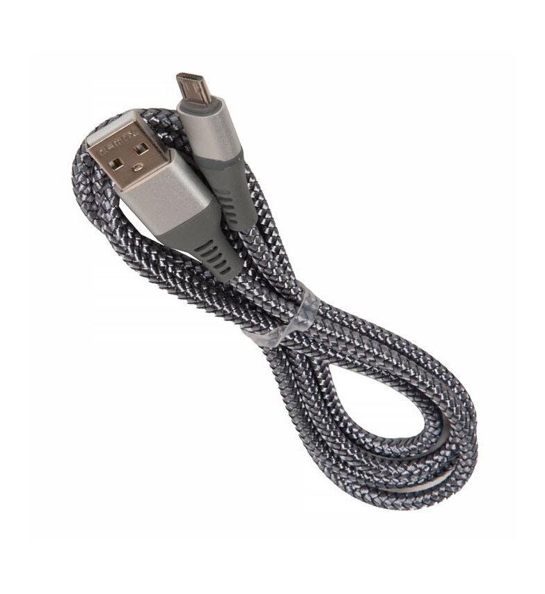 Cable / Кабель USB REMAX RC-152m Colorful Light для Micro USB, 2.4А, длина 1.0м, серый