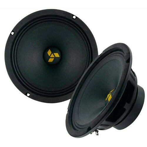 Колонки автомобильные SWAT MAS-80Pro без решетки мощность 200Вт чувствительность 93дБ импеданс 4 Ом динамик 20 см 8 дюймов в комплекте 2 колонки широкополосные однополосные 1131618 520000₽