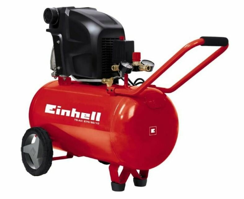 Компрессор Einhell TC-AC 270/50/10 1_8кВт 50л 10бар 270л/мин