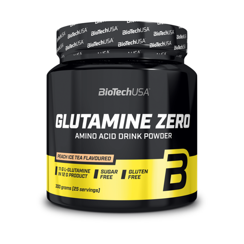 Аминокислота BioTechUSA Glutamine Zero, персиковый чай, 300 гр.
