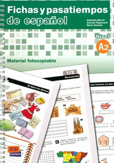 Fichas y pasatiempos de español. Nivel A2 - фото №1
