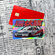 Наклейка на банковскую карту BMW E30 Drift red