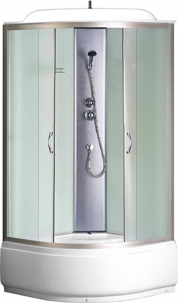 фото Душевая кабина Loranto CS-6690 F 90х90 см, хром/матовое