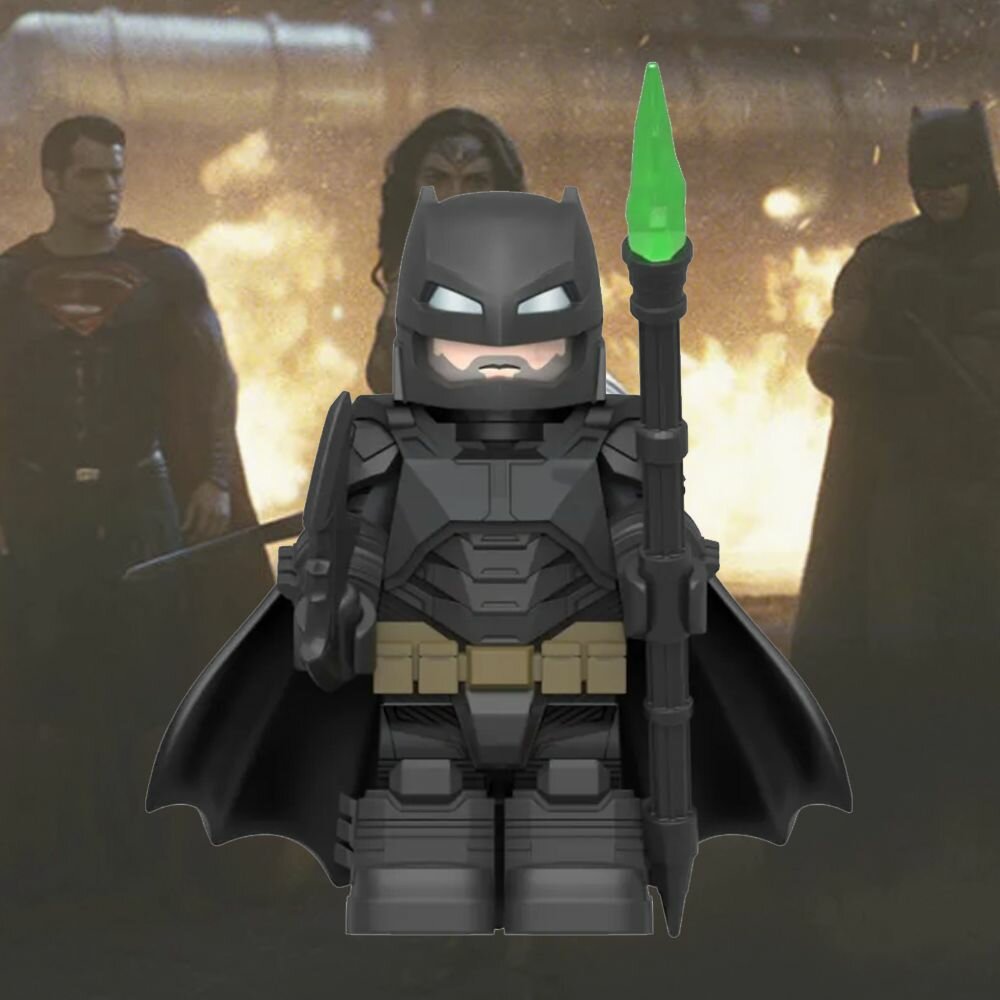 Минифигурка Бэтмен в Броне с Криптонитом / Бэтмен против супермена: На Заре Справедливости