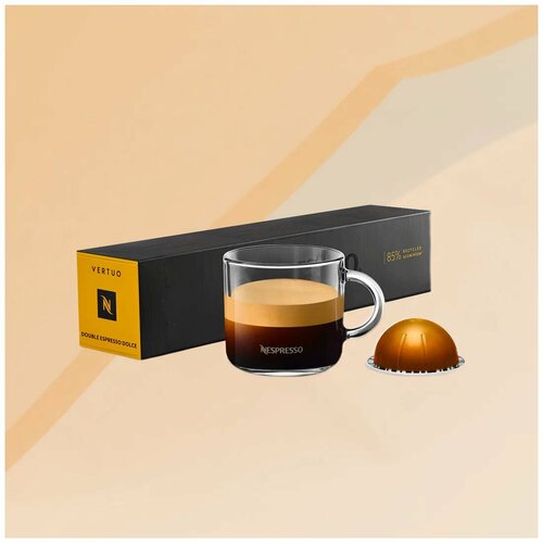 Кофе в капсулах Nespresso Vertuo Double Espresso Dolce, 80 ml