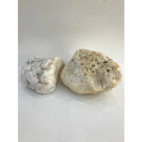 Природный натуральный камень для бани, сауны, аквариума, террариума, декора Кварц галтованный 4 кг 400 г