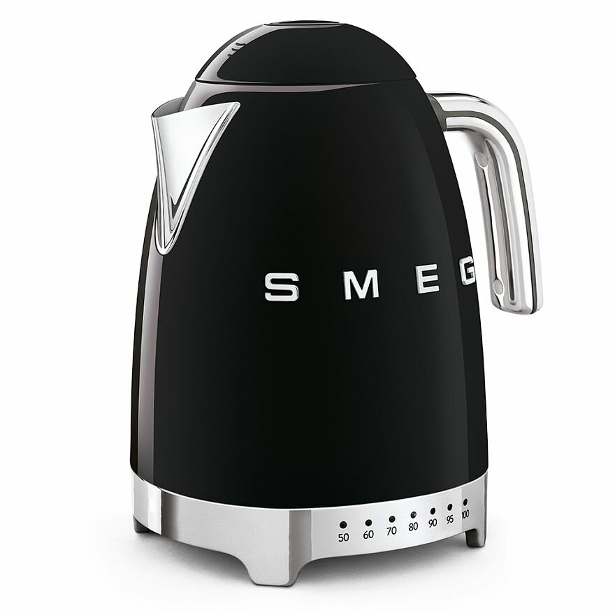 Чайник электрический SMEG KLF04BLEU, черный, официальная гарантия