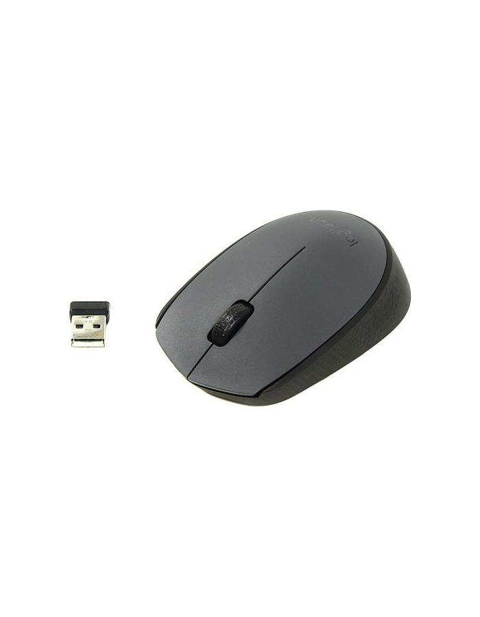 Мышь Logitech M170, серый/черный (910-004646) - фото №13