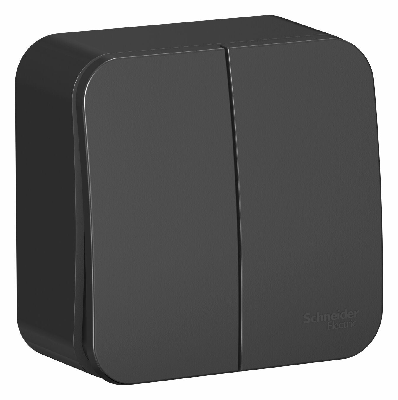 Выключатель 2 ОП 10А cх.5 SE Blanca антрацит