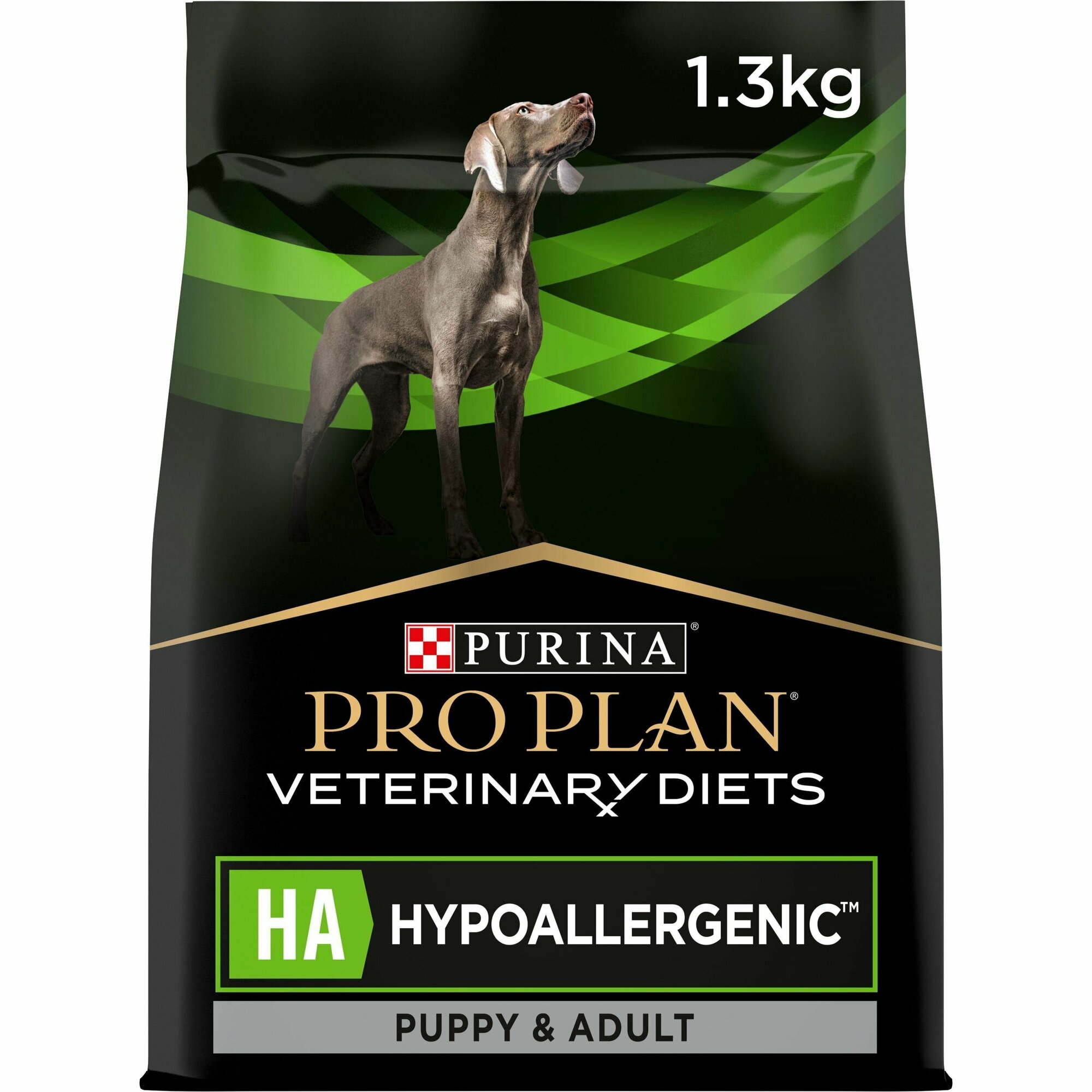 Лечебный (Диетический) Сухой Корм Purina Pro Plan (ПроПлан) Для Собак и Щенков При Аллергии, HA Hypoallergenic, 1.3кг (1300г), Пакет