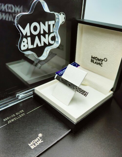 Зажим для галстука Montblanc, черный