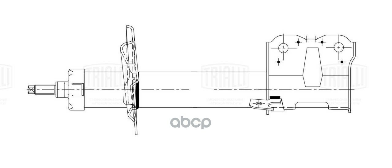 Амортизатор для а м Mitsubishi Colt (04-) (стойка) пер. лев. лев Trialli AG 11162