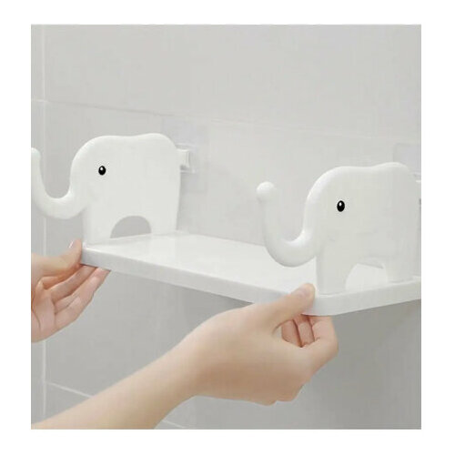 Многофункциональная полка для ванной пластиковая без сверления 899₽