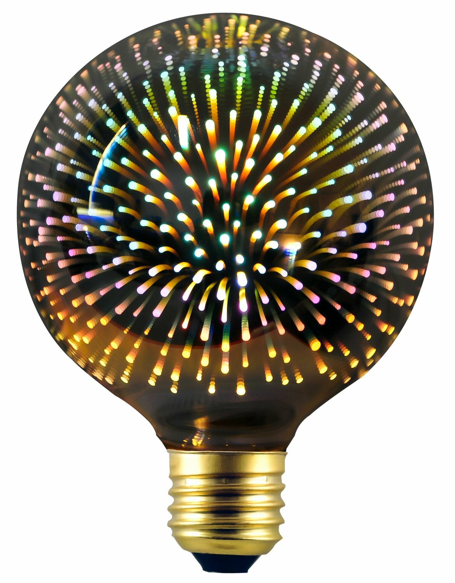 Лампочка декоративная G95 3D 3 Вт E27 8527