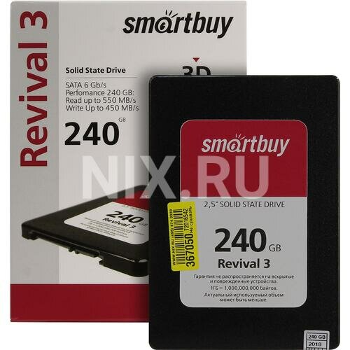 SSD Smartbuy Revival 3 240 Гб SB240GB-RVVL3-25SAT3