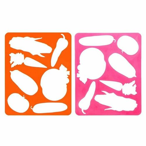 Трафарет для рисования Овощи европодвес микс 429₽