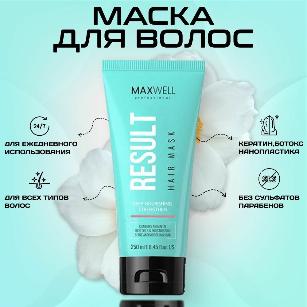 Маска питательная MAXWELL Result Mask 250мл