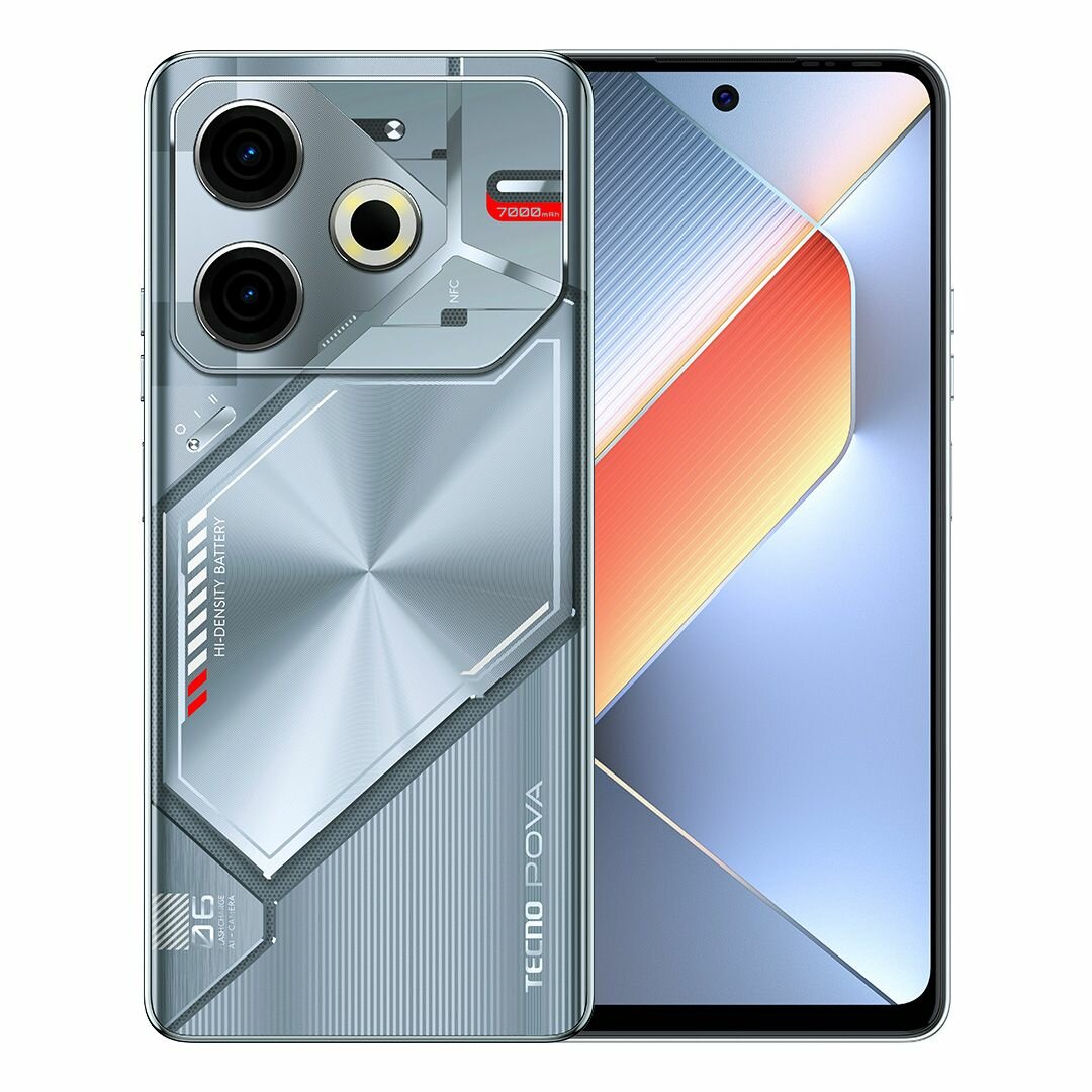 Смартфон Tecno POVA 6 Neo 8+256, серебро — фото 1