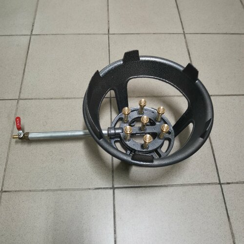 Газовая горелка 18 кВт для казана и wok 33 7 сопел 5150₽