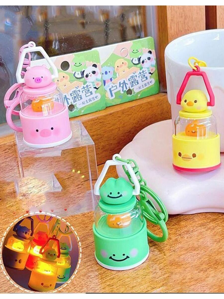 Брелок, красный, желтый — фото 1