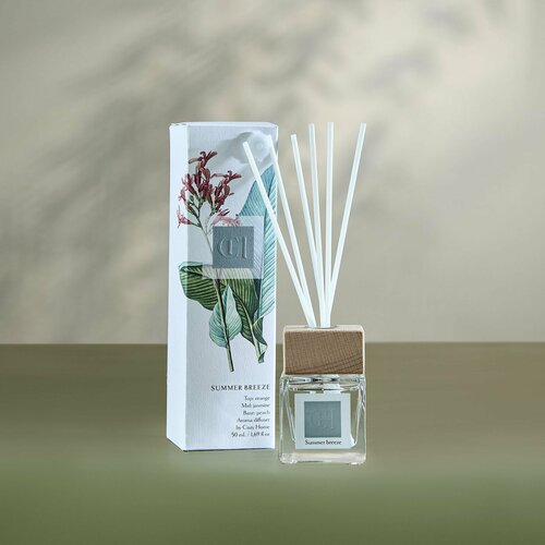 Диффузор Cozy Home Summer breeze 6х6х18 см свежий 50 мл 1131₽
