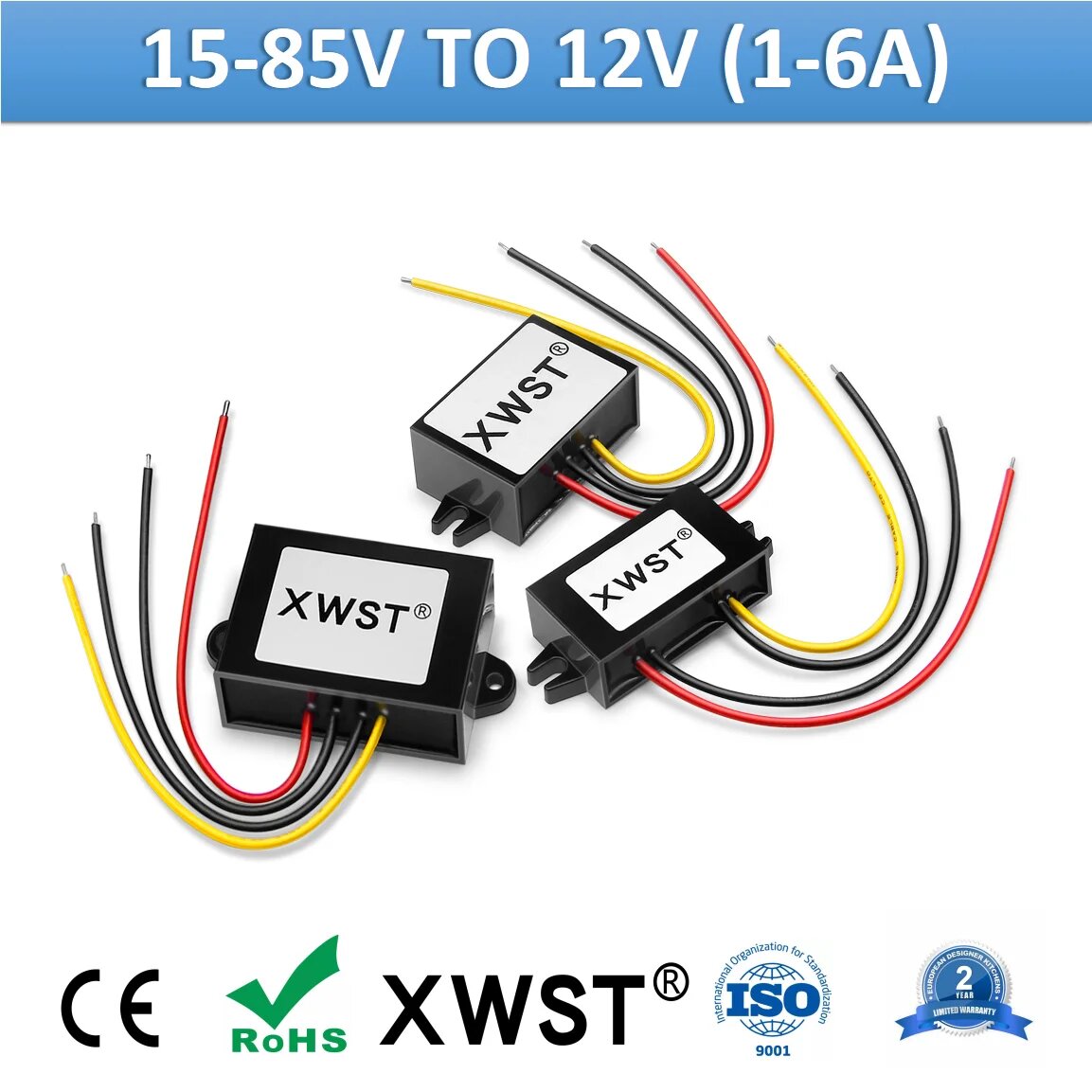 XWST XW-1585-12-12W Понижающий преобразователь 12В 1-6А — фото 1