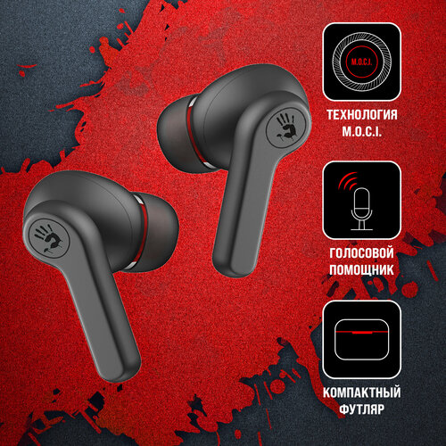 Гарнитура A4Tech Bloody M30 черный m30 black 2999₽