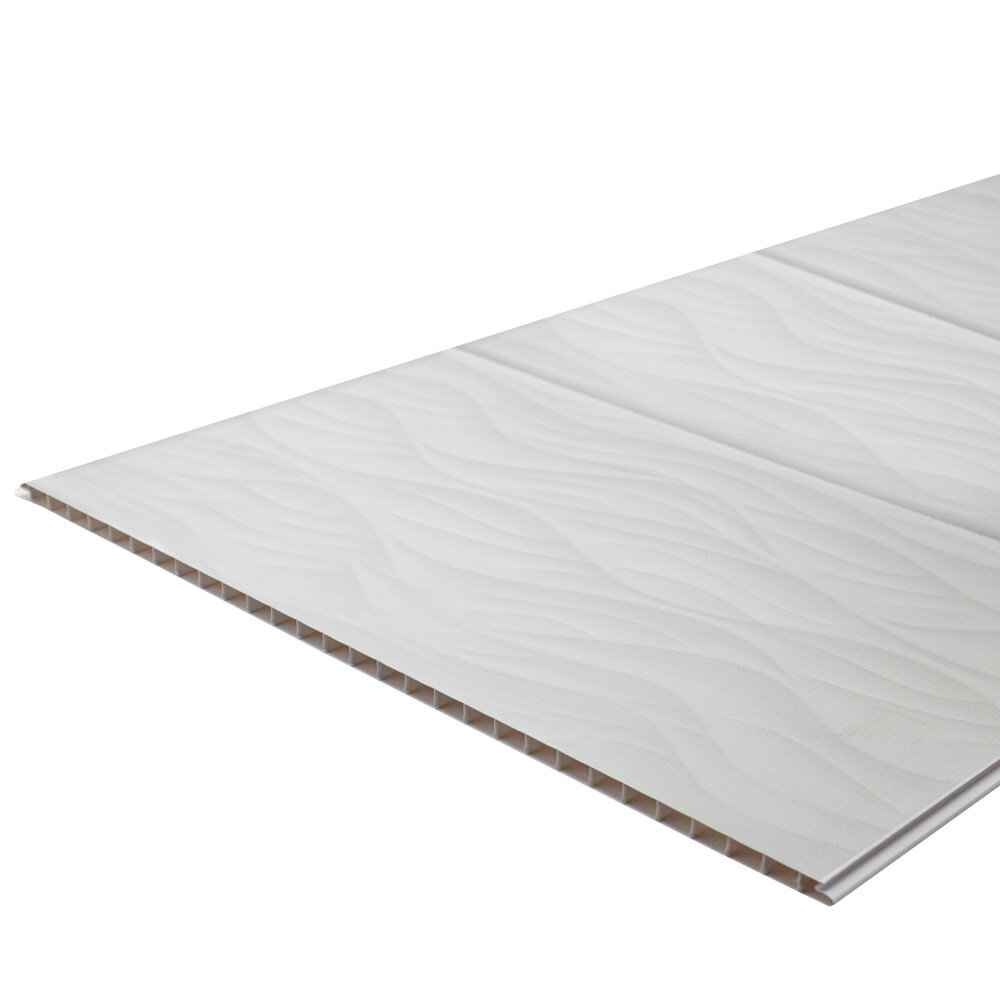 Панель ПВХ 375х2700х8 мм Venta бесшовная цифровая печать грея цветок 2025 кв. м (2 шт.)