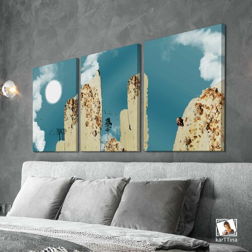 Картина karTTina скала И луна 150 см х 70 см 3792₽