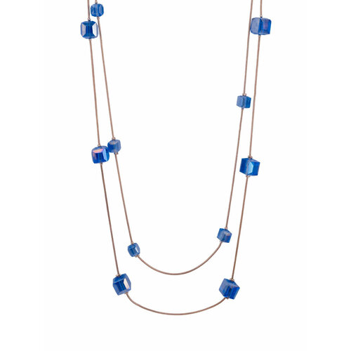 Колье OTOKODESIGN стекло синий 454₽