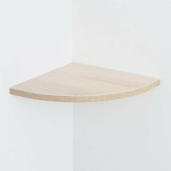 Полка угловая 250х250х16 мм Дуб сонома