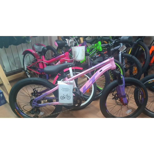 Велосипед 20 LTBIKE DRAGON сталь 11 6-ск розовый 14650₽