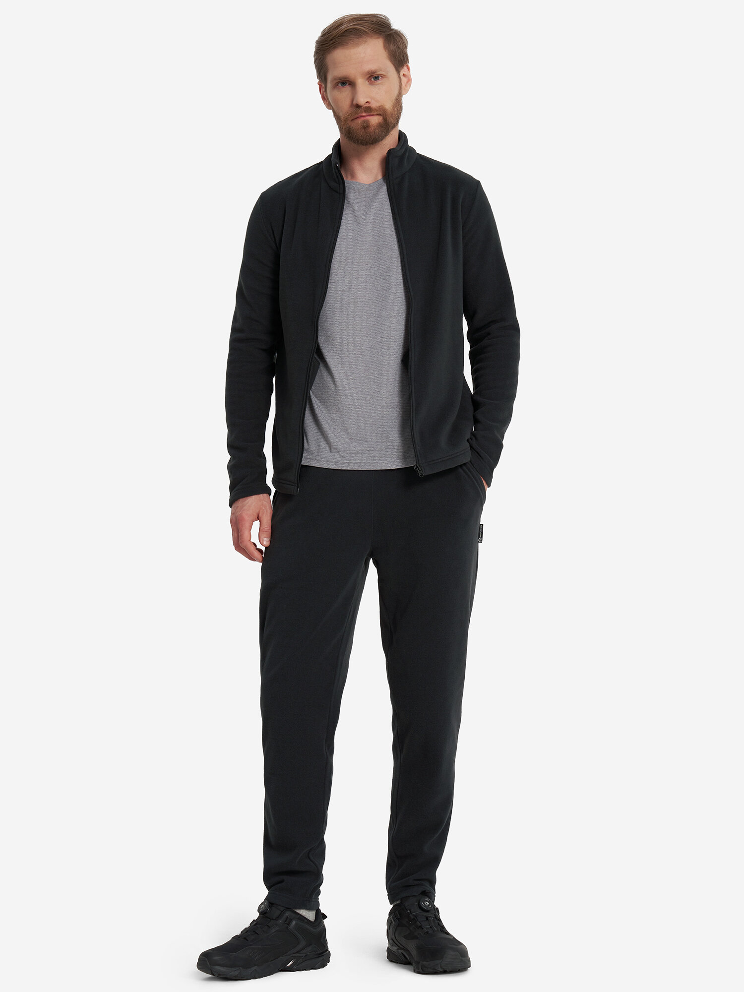 Брюки спортивные OUTVENTURE, размер 48-50, черный — фото 1