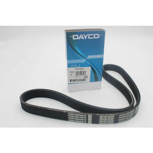 DAYCO Ремень генератора 6PK 995 с конд Ваз 2190 Лада Гранта Калина арт 6PK995 687₽