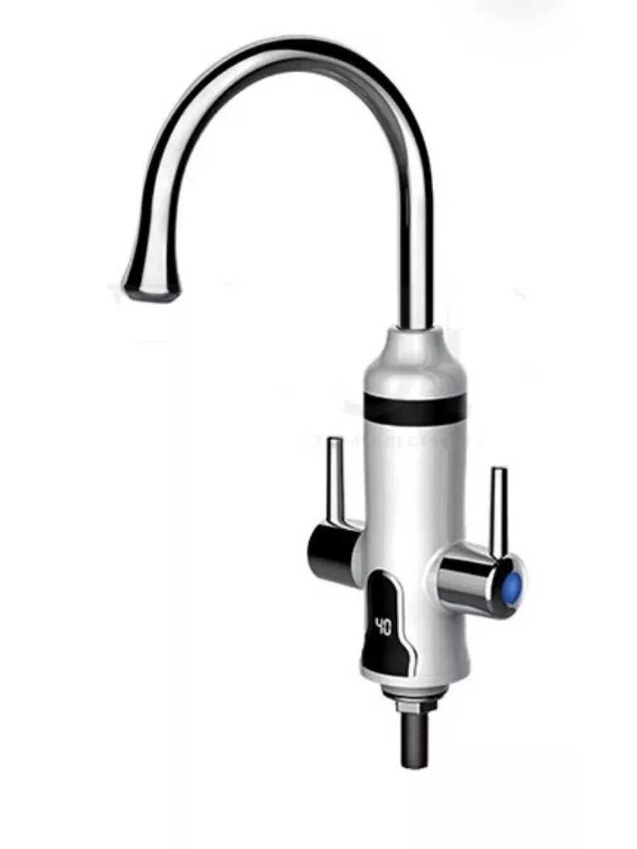 Смеситель-водонагреватель Frud R81024, электрический, проточный, дисплей, белый