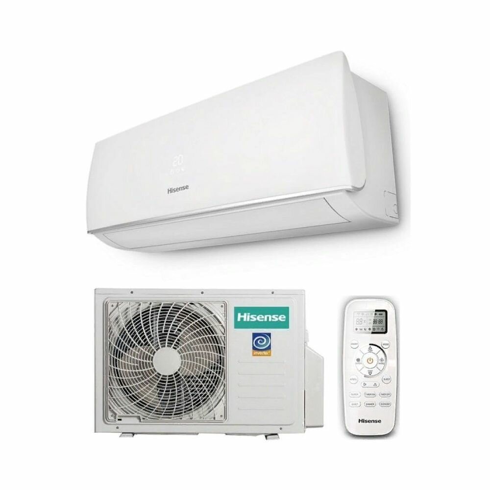 Сплит-система инверторная Hisense SMART DC Inverter (R32) AS-07UW4RYDDB00 (комплект), для помещения до 20 кв.м