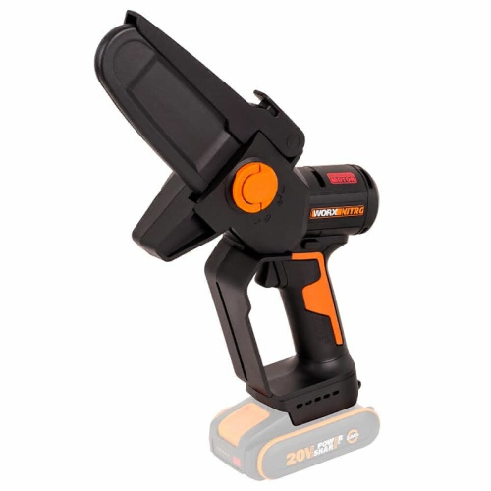 Пила аккумуляторная бесщёточная WORX , 20В, 12см, 2Ач х1, ЗУ 2А, коробка - фото №7