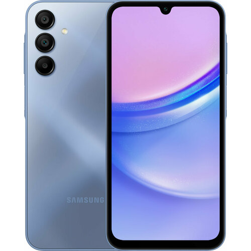 Смартфон Samsung A15 8256GB синий 23210₽