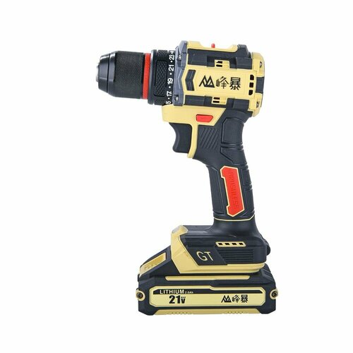 FengBao, аккумуляторная дрель-шуруповерт 21-10, 21В, , без АКБ, без ЗУ, в кейсе