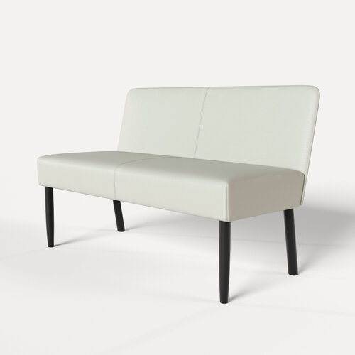 Изображение товара Диван , прямой, Мюнхен экокожа белый, 110х57х78 см