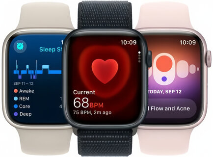 Apple Watch (Series 9) 45mm Midnight Sport Loop (MR9C3), One Size — фото 1