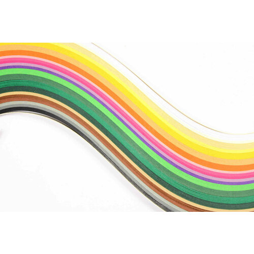 Бумага для квиллинга Радужный длина 300мм ширина 7мм 300 полосок плотность 160 гкв м 1шт 530₽