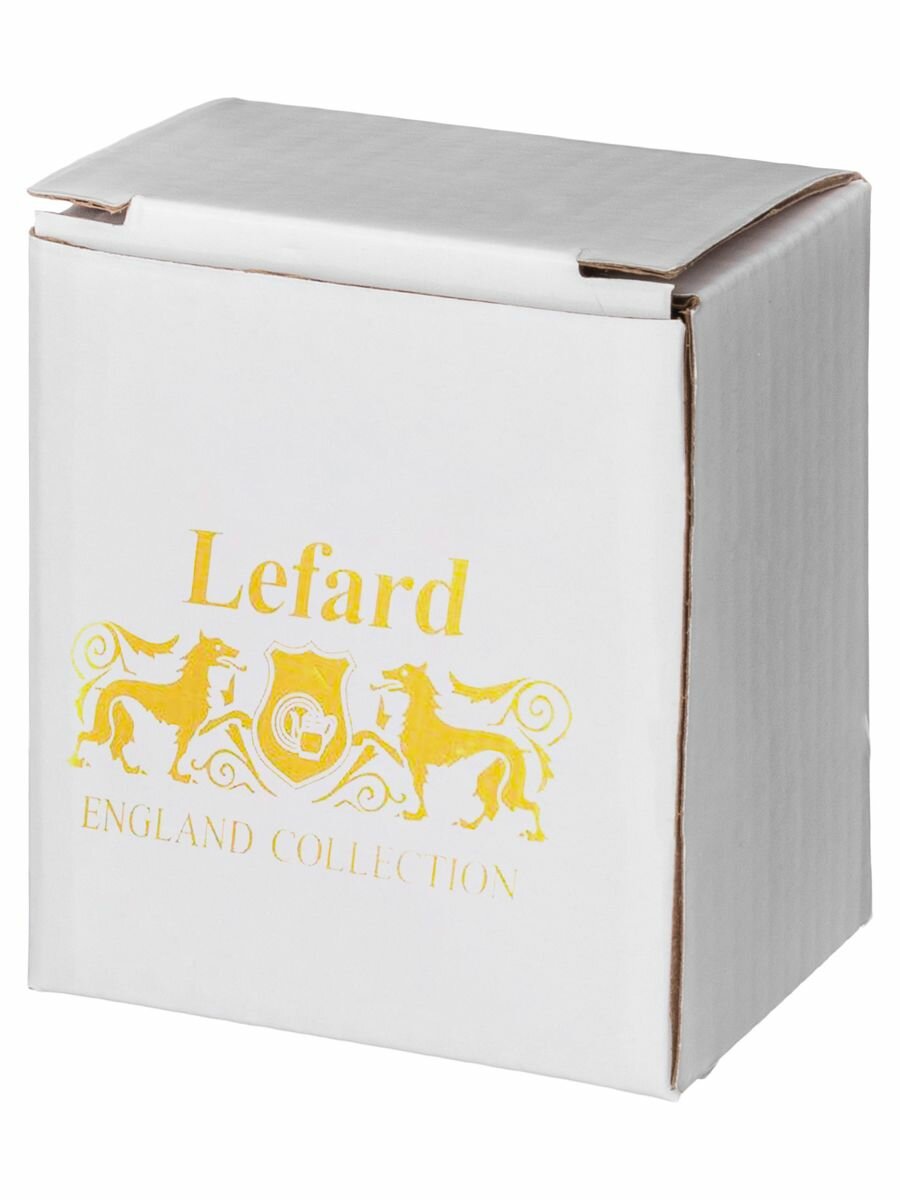 Кружка Lefard "Раффл", 350 мл, для чая и кофе, фарфоровая, белая — фото 1