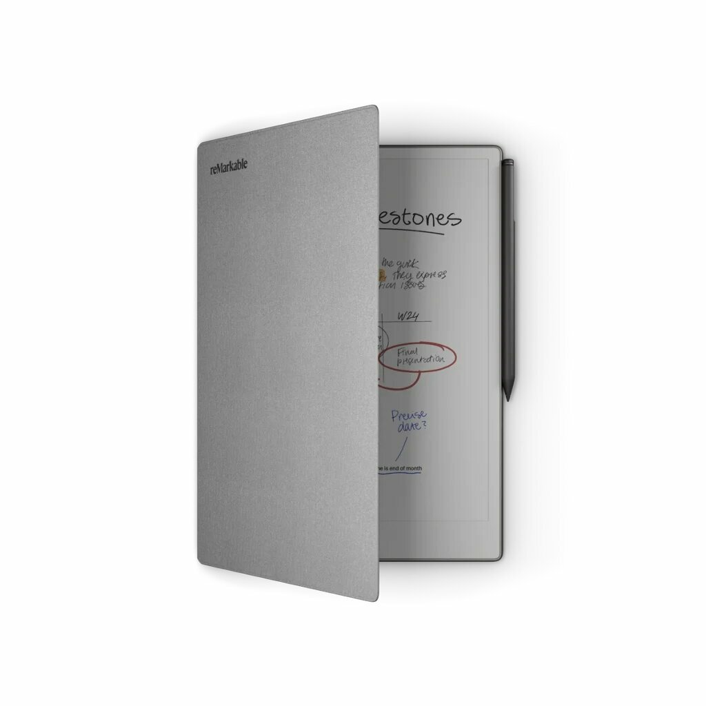 Графический планшет ReMarkable Paper Pro 11.8” + Marker Plus + Серый книжный фолиант (Полимерное переплетение)