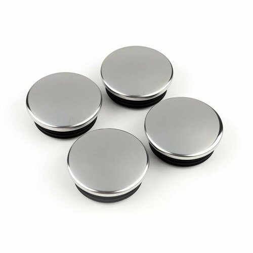 Колпачок-заглушка ступицы колеса Колпак ступицы Ладья хромированный комплект 4 шт в блистерепосадочный диаметр 55х575мм 1590₽